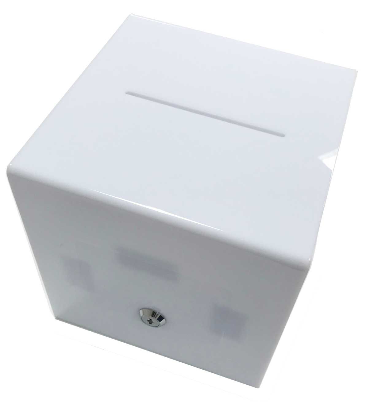 Urne opaque carton vue latérale fente insertion enveloppes manifestations cérémonies collectes Suisse romande