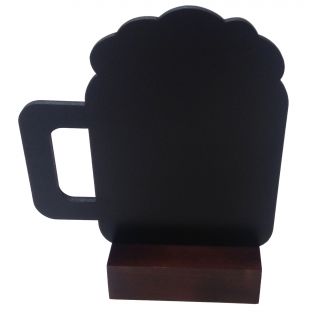 Chevalet de table ardoise bière de dos