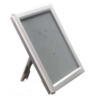 Cadre porte visuel A4 comptoir gris