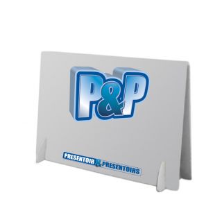 Chevalet de comptoir A4 paysage Recto Verso personnalisé