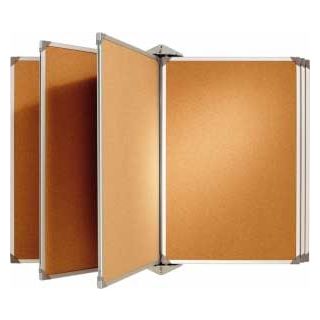 Tableau en liège 90 x 90 cm recto verso pour console pivotante