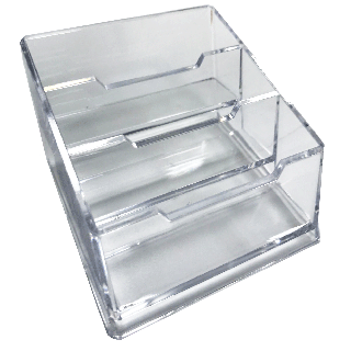 Porte carte de visite 3 compartiments PPK054