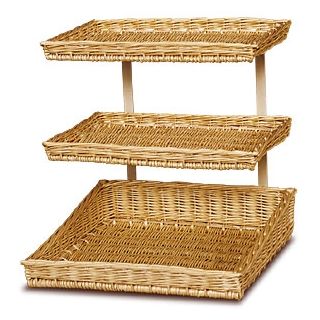 Etagère de comptoir osier 3 niveaux PC86