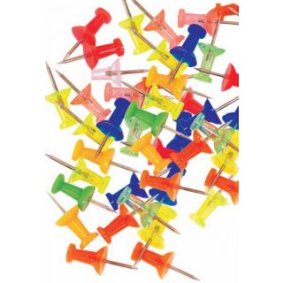 Lot de 25 punaises de couleurs