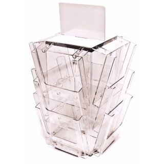 Présentoir plexiglas 12C230 fond transparent