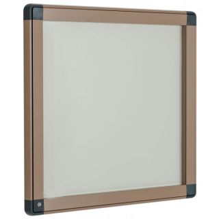 Vitrine d'extérieur SERATAN 12A4 avec porte battante en verre trempé