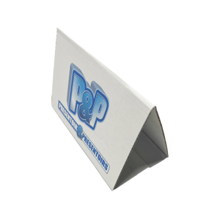 Chevalet carton A6 horizontal TENTCARD personnalisé