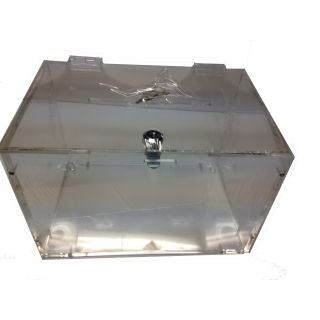 Urne plexiglas démontable URNDEMTB vue du haut