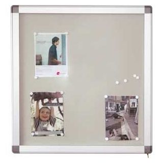 Vitrine intérieure fond métal RADMETVERTP 12A4