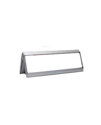 Chevalet porte nom alu 30 x 150 cm double face