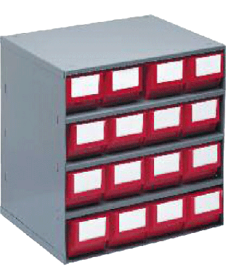 Rack de stockage de 16 bacs divisibles LB 300 E