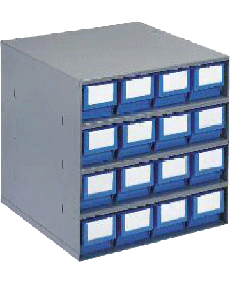 Rack de stockage de 16 bacs divisibles LB 400 E