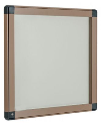 Vitrine d'extérieur SERATAN 4A4 avec porte battante en PMMA