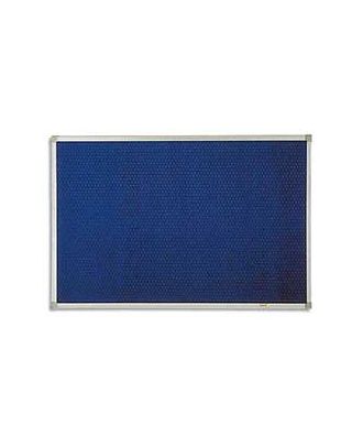 Tableau Post-it 60 x 90 cm cadre alu fond bleu